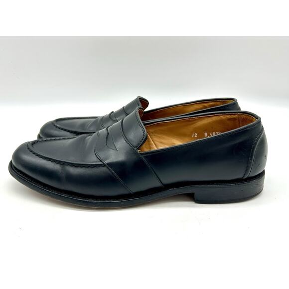 Allen Edmunds Randolph Men's Penny Loafers Black Made In USA Size 12 B 4809 - Picture 10 of 15